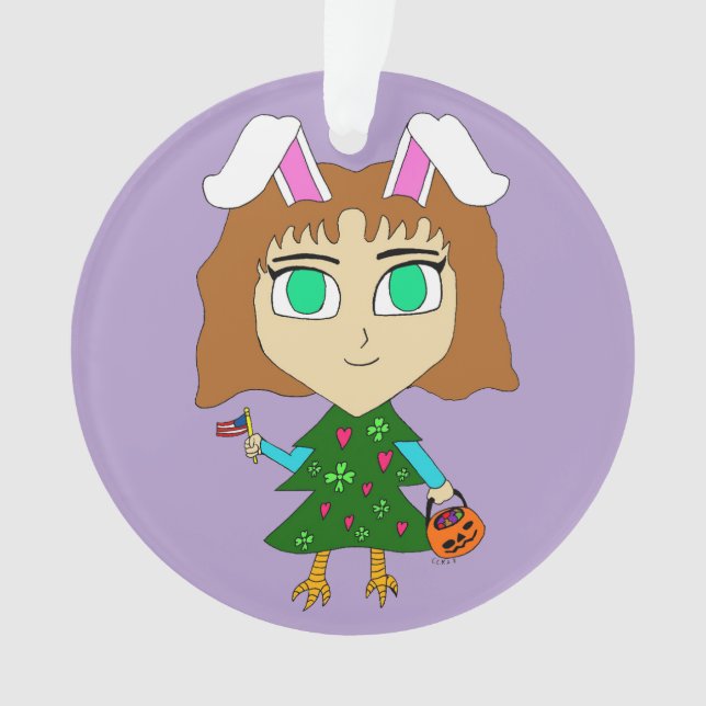 Adorno Chibi de Vacaciones Múltiples (Anverso)