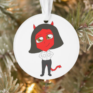 Adorno chibi devil chica