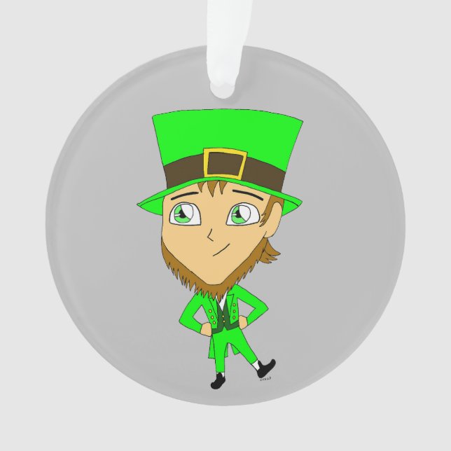 Adorno chibi leprechaun (Anverso)