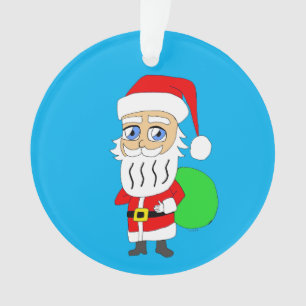 Adorno Chibi Santa Claus