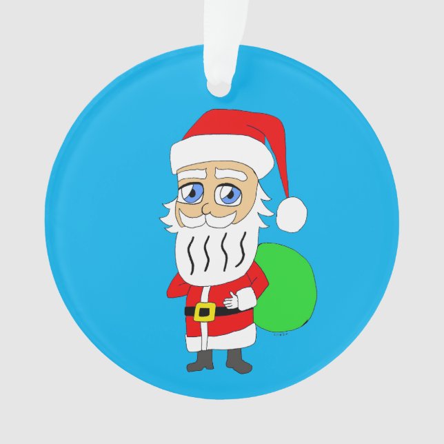 Adorno Chibi Santa Claus (Anverso)