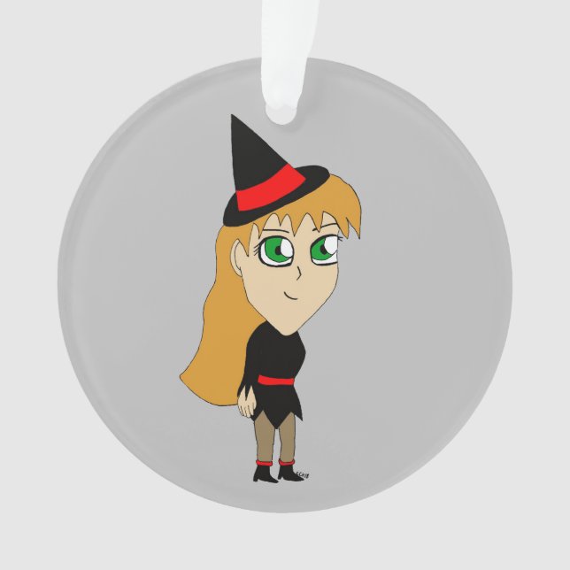 Adorno chibi witch (Anverso)