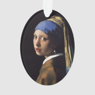 Adorno Chica con una perla de Johannes Vermeer