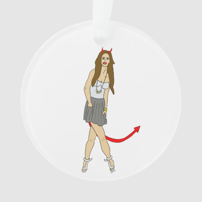 Adorno chica diablo (Anverso)