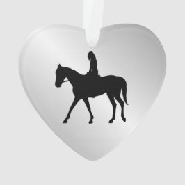 Adorno Chica en la bienvenida a caballo