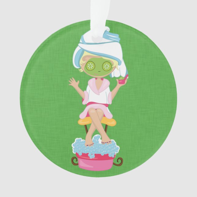 Adorno Chica femenino del balneario (Anverso)