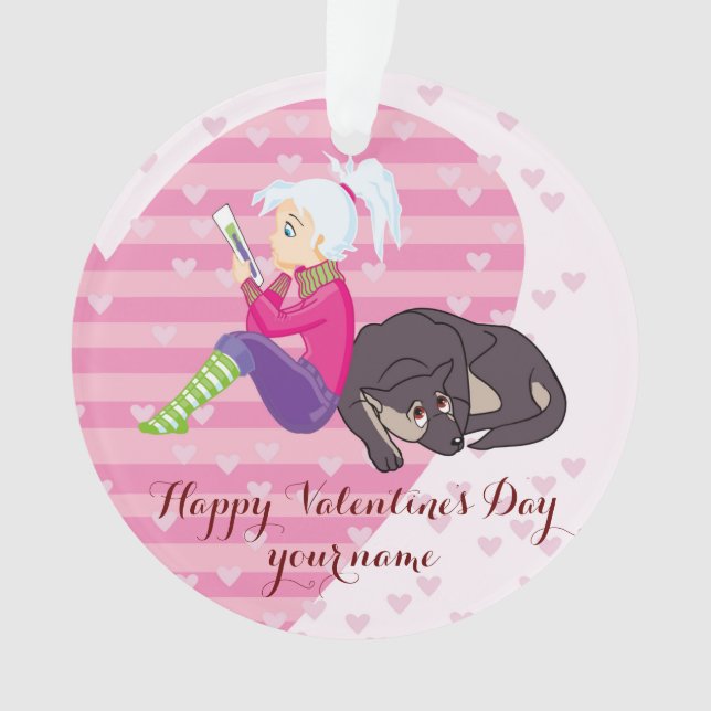 Adorno Chica Ser enamorado (Anverso)