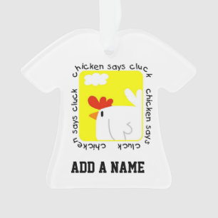 Adorno Chicken dice que Cluck