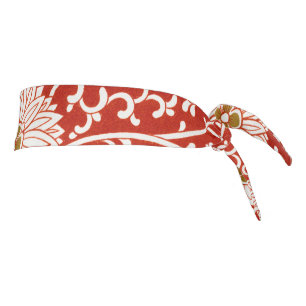 Adorno chino rojo blanco floral de Owen Jones