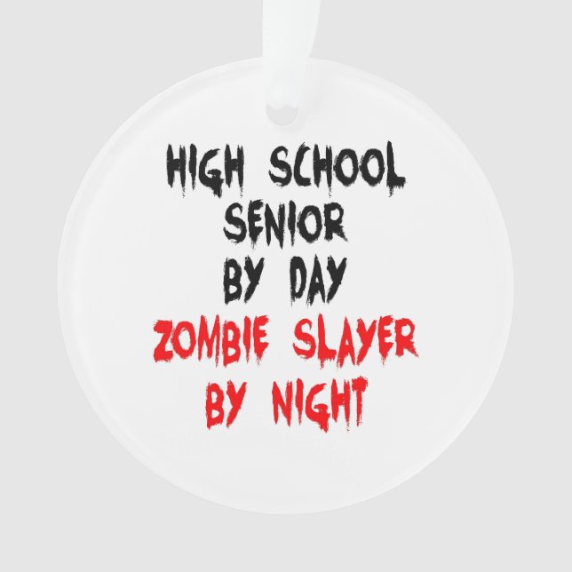 Adorno Chiste Zombie de secundaria (Anverso)