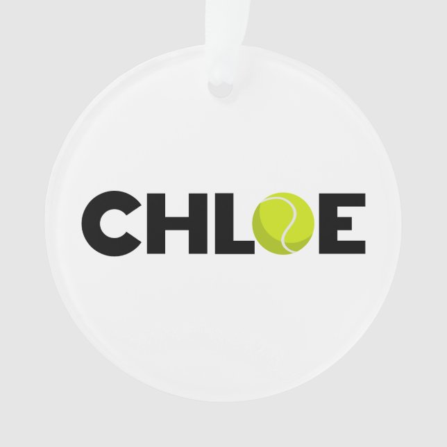 Adorno Chloe Tennis (Anverso)