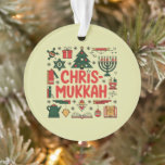 Adorno Chrismukkah Hanukkah Navidades judío Religioso<br><div class="desc">Chrismukkah Hanukkah Navidades judío Religioso</div>