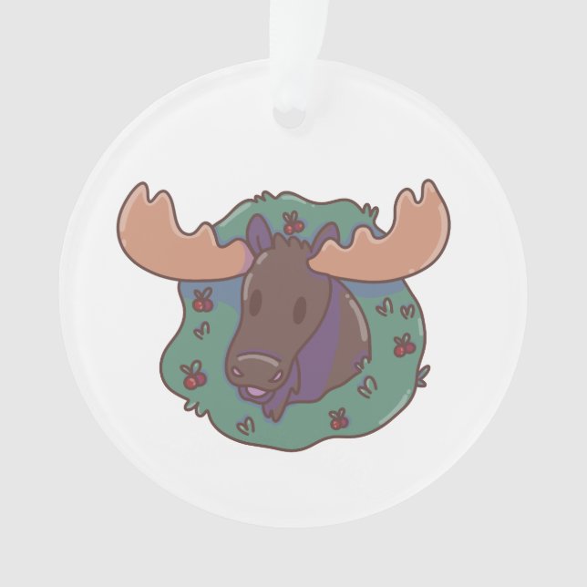 Adorno Christmas Moose  (Anverso)