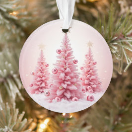 Adorno Christmas Pink Ornament