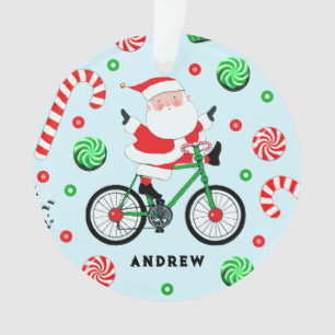 Adorno Ciclista Navidad en Bicicleta