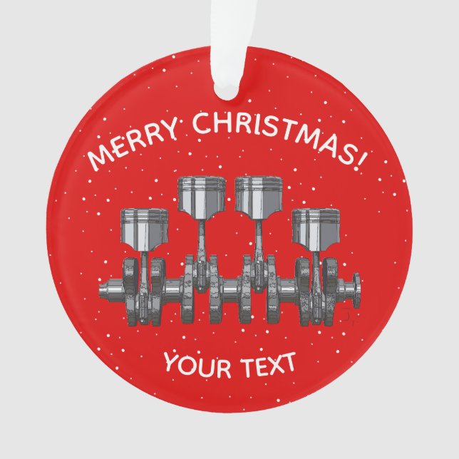 Adorno Cigüeñal del pistón - turbocompresor (Anverso)