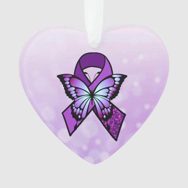 Adorno Cinta de fibromialgia personalizada y mariposa (Anverso)