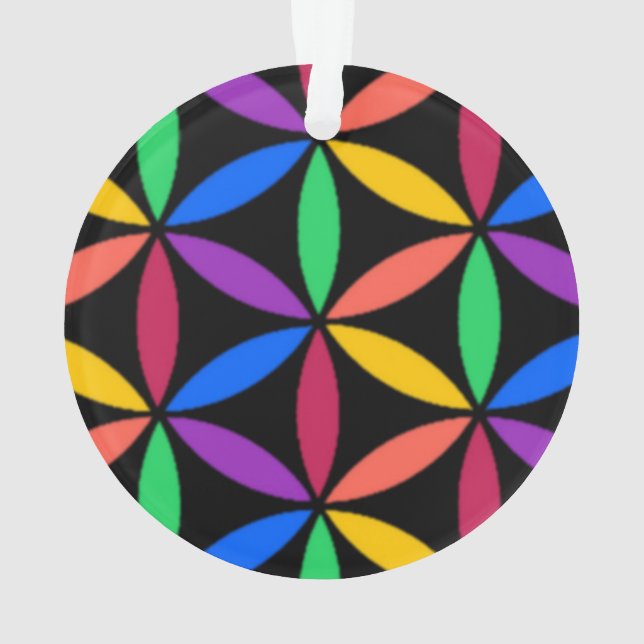 Adorno Círculos del arcoiris (Reverso)