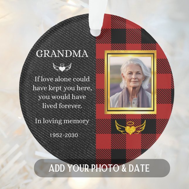 Adorno Cita de la abuela fotográfica personalizada (Subido por el creador)