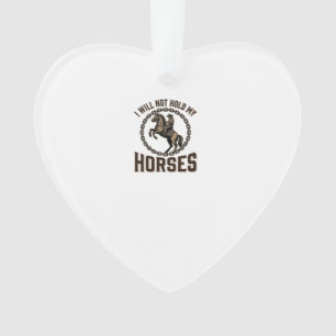 Adorno Cita divertida de caballo Diseño vintage de equita
