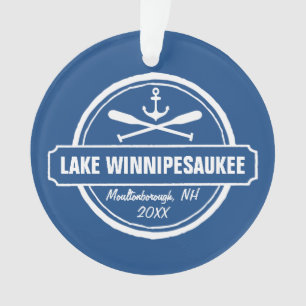 Adorno Ciudad de encargo de Winnipesaukee NH del lago,