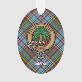 Adorno Clan Anderson Escudo Ornament