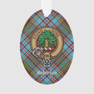 Adorno Clan Anderson Escudo Ornament