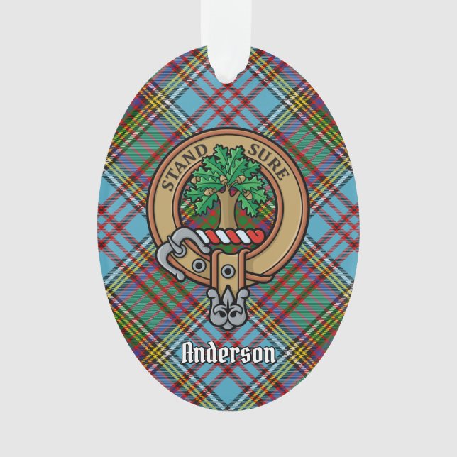 Adorno Clan Anderson Escudo Ornament (Anverso)