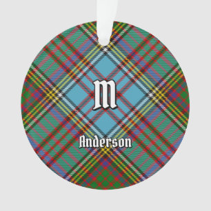 Adorno Clan Anderson Tartan Ornament