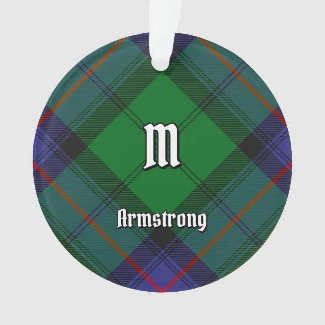 Adorno Clan Armstrong Tartan Ornament (Anverso)