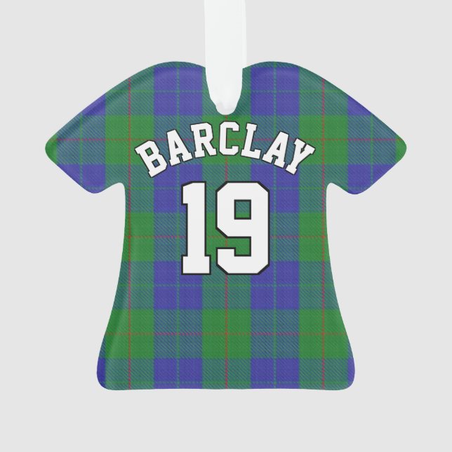 Adorno Clan Barclay Hunting Tartan Navidades Jersey (Reverso)