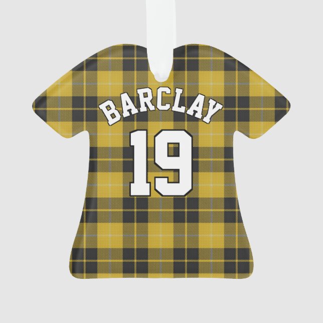 Adorno Clan Barclay Tartan Navidades Jersey (Reverso)