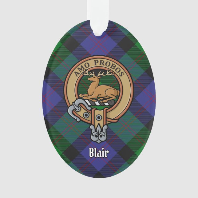 Adorno Clan Blair Escudo Ornament (Anverso)