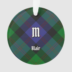 Adorno Clan Blair Tartan Ornament