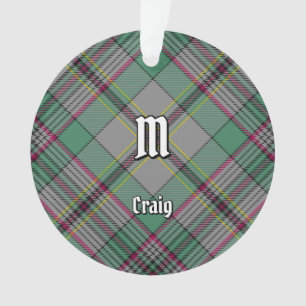 Adorno Clan Craig Tartan Ornament