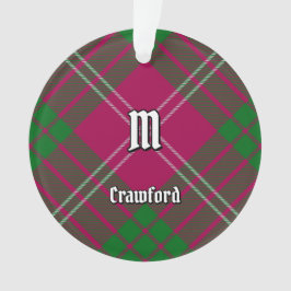 Adorno Clan Crawford Tartan Ornament