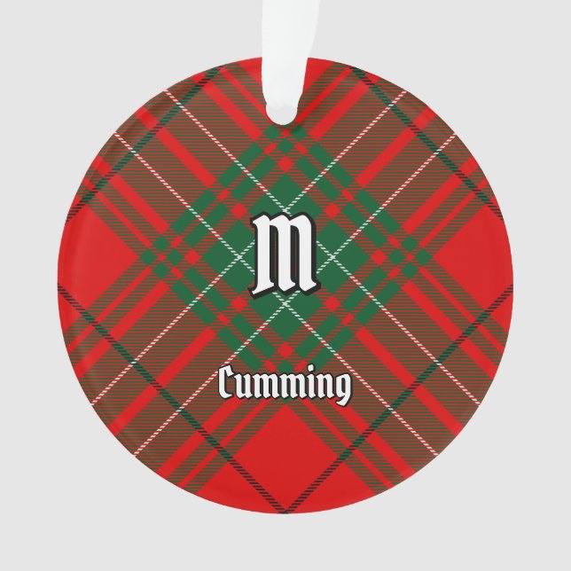 Adorno Clan Cumming Tartan (Anverso)