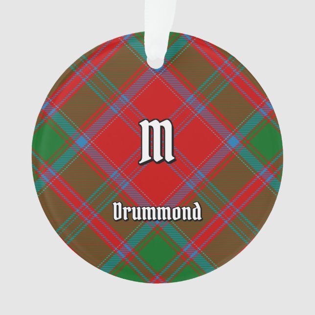 Adorno Clan Drummond Tartan (Anverso)