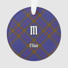 Adorno Clan Elliot Modern Tartan Ornament