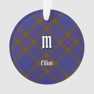 Adorno Clan Elliot Modern Tartan Ornament