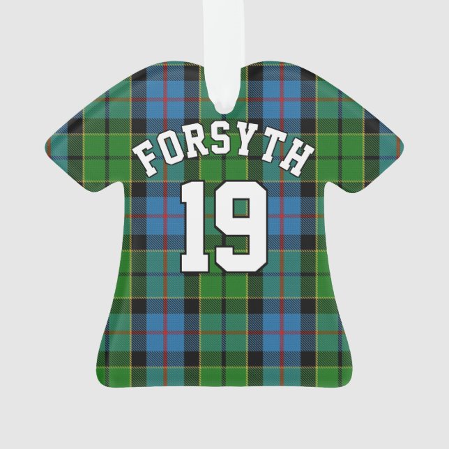 Adorno Clan Forsyth Tartan Navidades Jersey (Reverso)