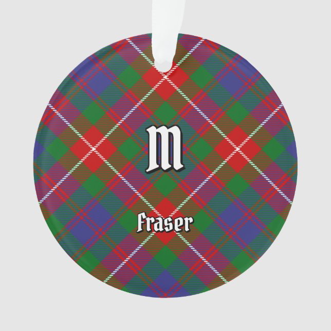 Adorno Clan Fraser de Lovat Tartán (Anverso)