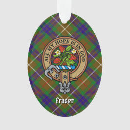 Adorno Clan Fraser Escudo Ornament