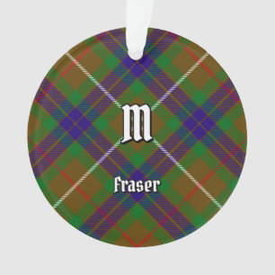 Adorno Clan Fraser Hunting Tartan Ornament