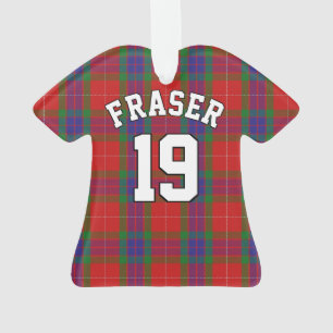 Adorno Clan Fraser Tartan Navidades Jersey