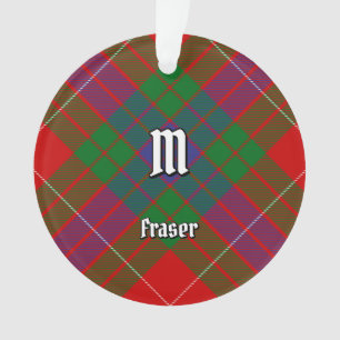 Adorno Clan Fraser Tartan Ornament