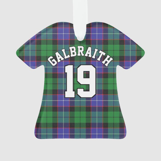 Adorno Clan Galbraith Tartan Navidades Jersey (Reverso)
