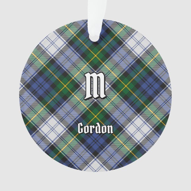 Adorno Clan Gordon Dress Tartan Ornament (Anverso)