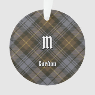 Adorno Clan Gordon Weathered Tartan Ornament