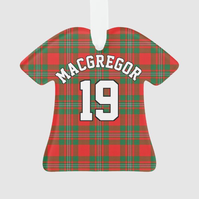 Adorno Clan Gregor MacGregor Tartan Navidades Jersey (Reverso)
